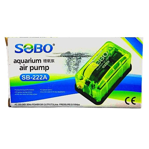 SOBO SB-222A Ayarlanabilir Çift Kademeli Hava Pompası