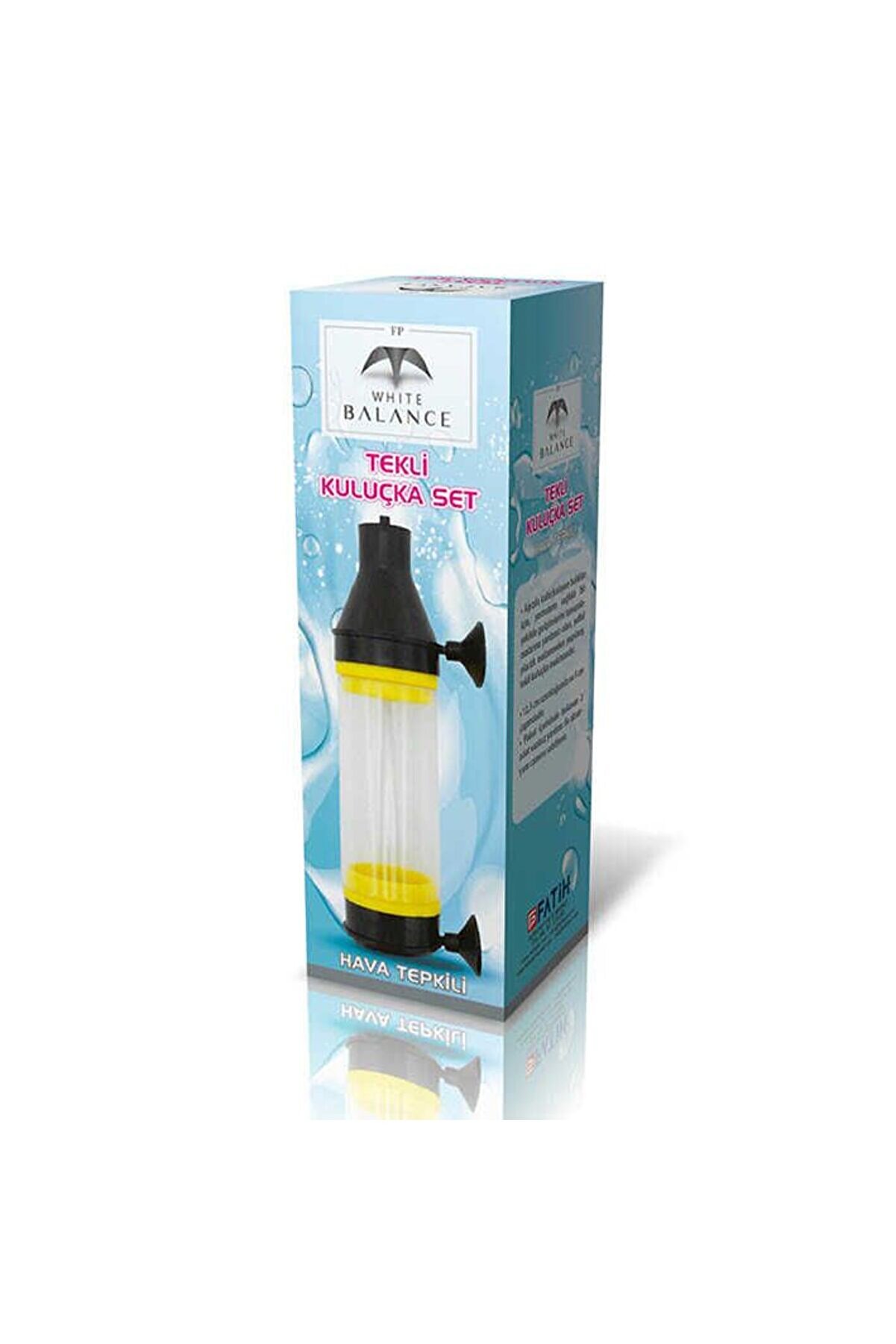 White Balance Tekli Balık Kuluçka Seti (Egg Tumbler)