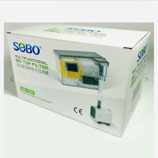 SOBO AQ-15H Akvaryum Şelale (Askı) Filtre (4W - 400 L/H)