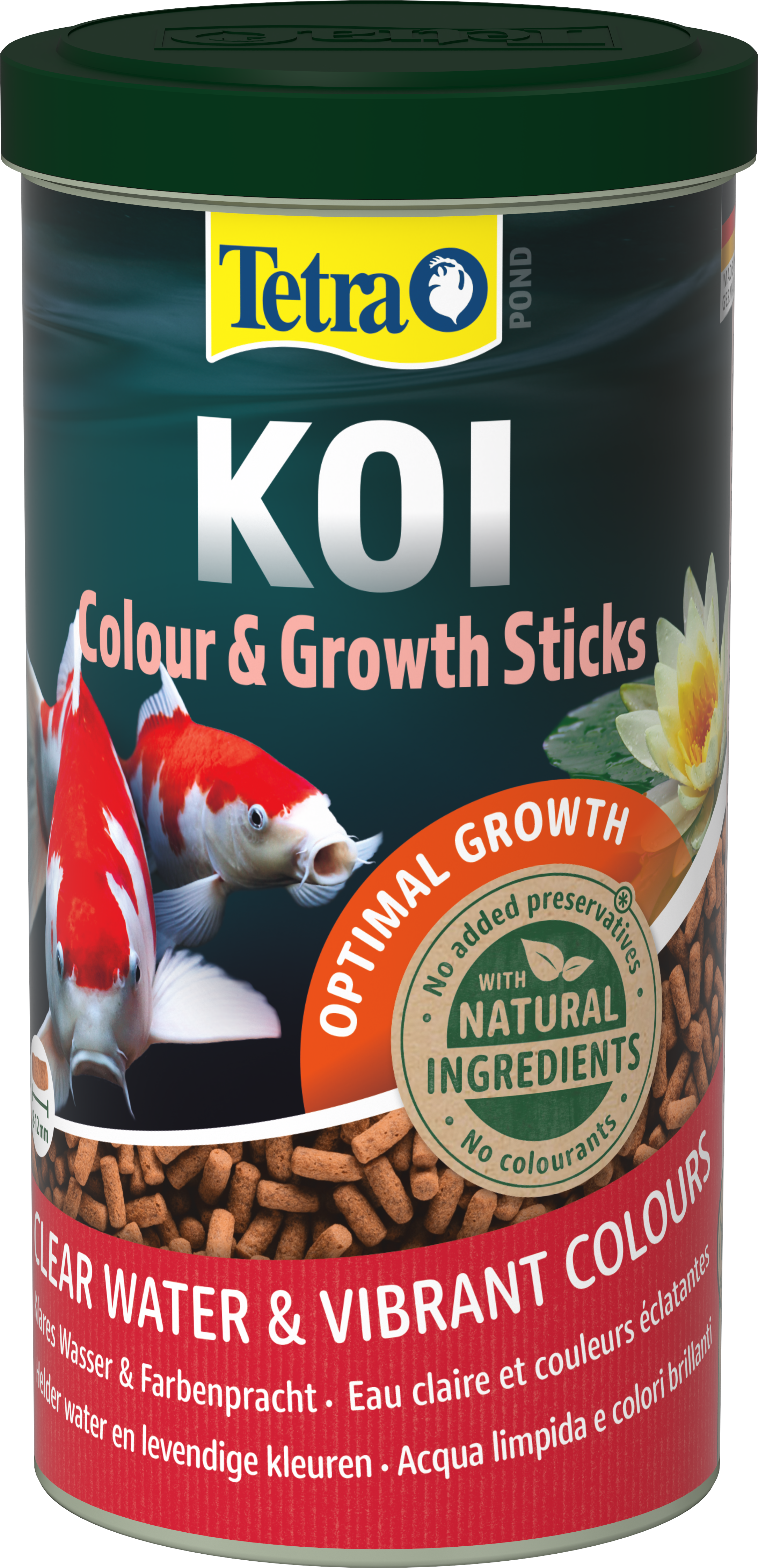 Tetra Koi Colour & Growth Sticks Renklendirici Havuz Balıkları Yemi - 1LT