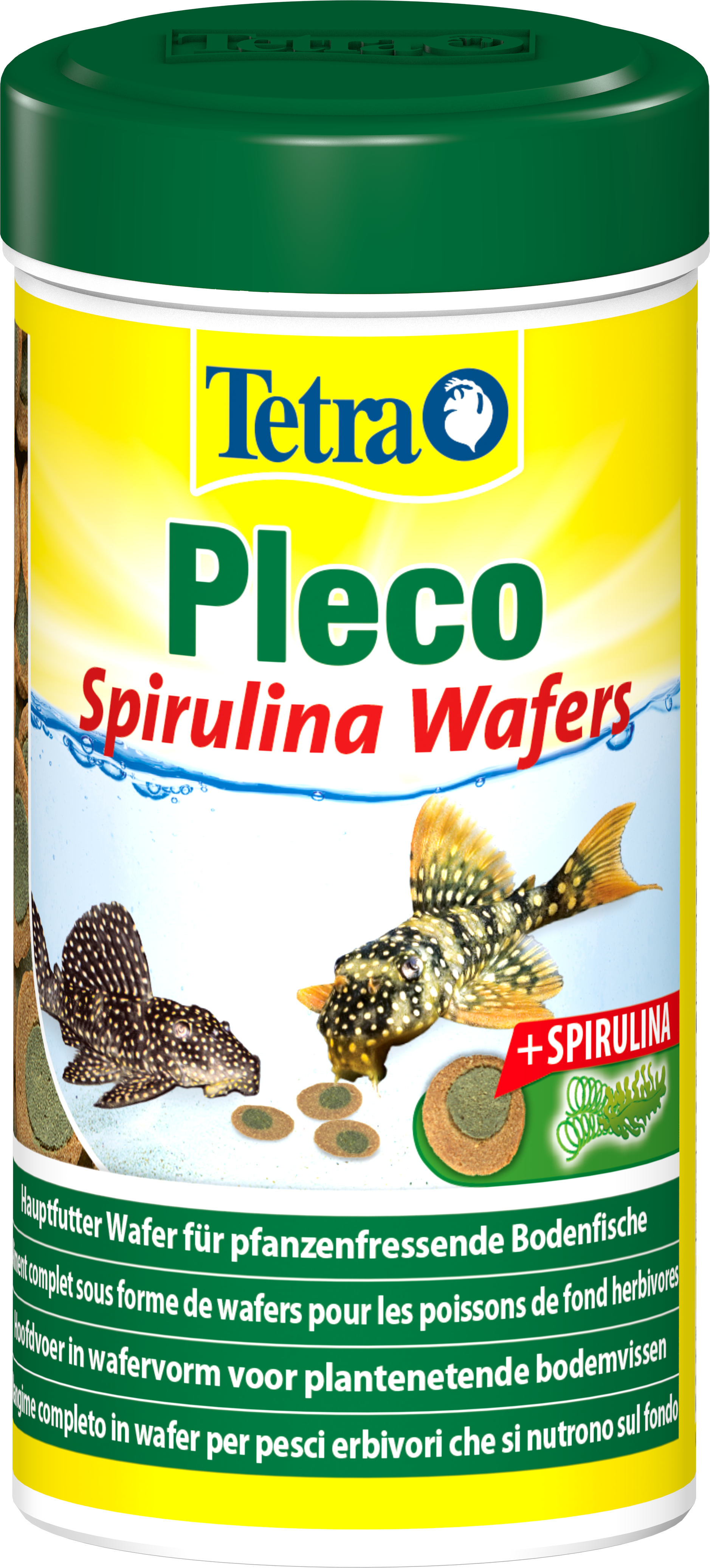Tetra Pleco Spiriluna Wafers Bitkisel Dip Balık Yemi - 15GR