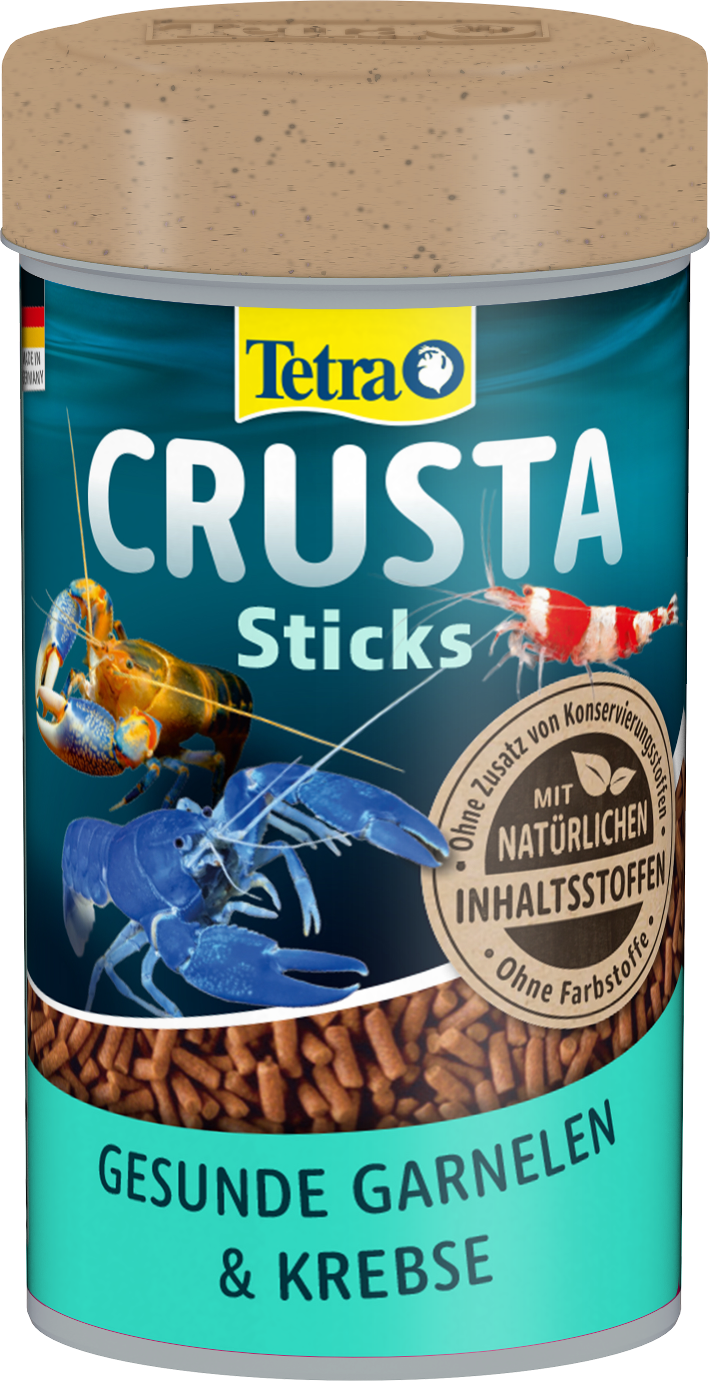 Tetra Crusta Sticks Karides Kerevit ve Kabuklu Canlılar Yemi - 100ML